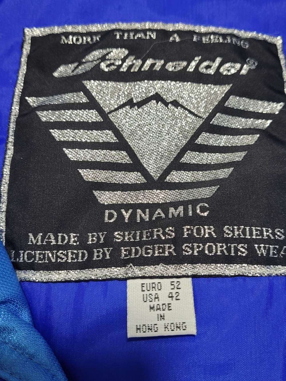 Vintage Schneider Men's Purple & Blue Ski Jacket - Picture 5 of 13